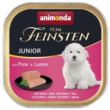 6x150g animonda vom Feinsten Junior Pulyka & bárány nedves kutyatáp kép