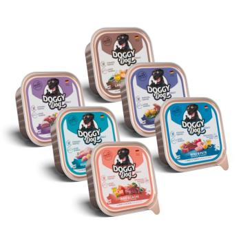 6x150g Doggy Dog Adult nedves kutyatáp mix csomag (6 változattal) kép