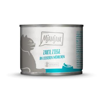 6x200g MjAMjAM Kecske & sárgarépa nedves macskatáp kép