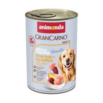 6x400g animonda GranCarno Adult Single Protein Sensitive Pulyka & burgonya nedves kutyatáp kép