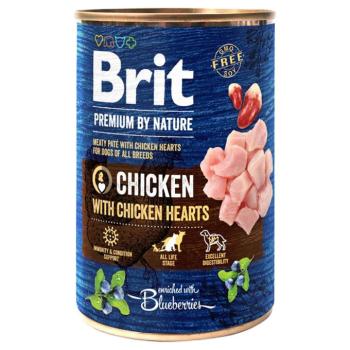 6x400g  Brit Premium by Nature gazdaságos csomag nedves kutyatáp - Csirke csirkeszívvel kép