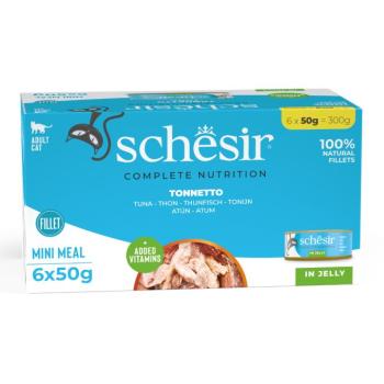 6x50g Schesir Complete Nutrition Filet tonhal aszpikban nedves macskatáp kép