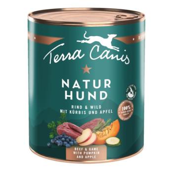 6x800g Terra Canis Naturhund Marha,vad, sütőtök & alma nedves kutyatáp kép