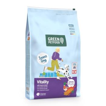 7,5kg Green Petfood Dog Vitality rovarok & kacsa száraz kutyatáp kép
