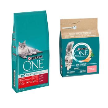 9,75kg PURINA ONE Sterilcat marha száraz macskatáp+2,8kg száraztáp ingyen kép