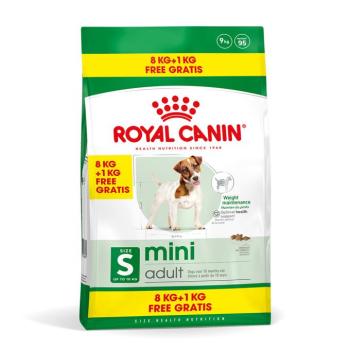 9kg Royal Canin Size Mini Adult száraz kutyatáp 8+1kg ingyen kép