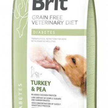 Brit Grain Free Veterinary Diet Diabetes Turkey & Peas 12 kg kép