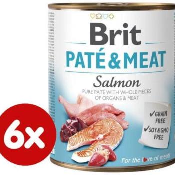 Brit Paté & Meat Salmon 6x800 g kép