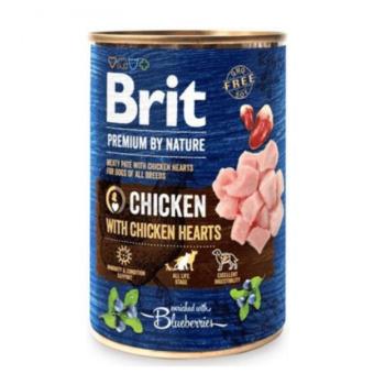Brit Premium by Nature Adult Chicken with Hearts 6x800 g kép