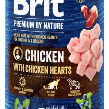 Brit Premium by Nature Chicken With Hearts 400 g kép