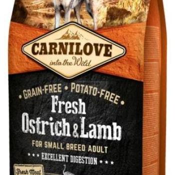 CARNILOVE Adult Dog Small Ostrich & Sheep Excellent Digestion 6 kg kép