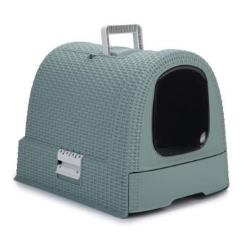 Eco-Friendly Curver Misty blue (kék) macska WC, 51x38,5x39,5cm kép