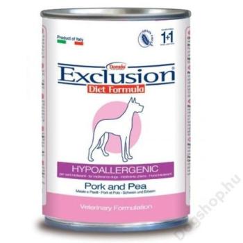 Exclusion Hypoallergenic - Pork & Pea 400 g kép