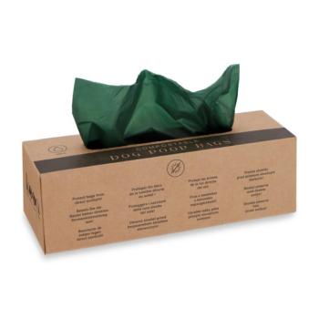 kooa komposztálható kutyapiszok zacskó adagoló doboz 200 zacskóval kép