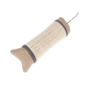 Modern Living Drapia játékpárna szizálból Ø7,5x25cm macska kép