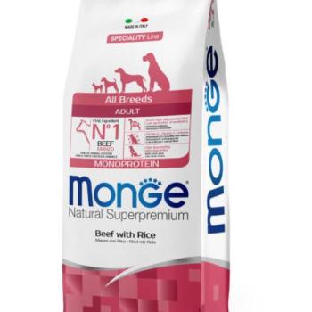 Monge Speciality Line All Breeds Adult beef & rice 2,5 kg kép