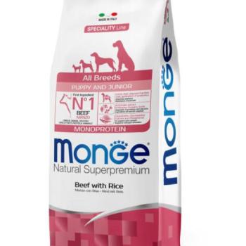 Monge Speciality Line All Breeds Puppy & Junior beef & rice 12 kg kép