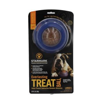 Starmark Everlasting Treat Ball jutalomfalatos játéklabda kutyáknak L: kb. Ø 12,7 cm kép