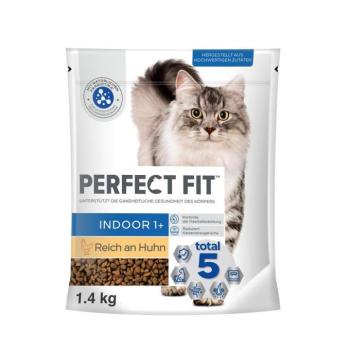 1,4kg Perfect Fit Indoor 1+ csirke száraz macskatáp kép