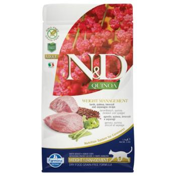 1,5kg Farmina N&D Adult Quinoa Weight Management bárány, quinoa, brokkoli & spárga száraz macskatáp kép