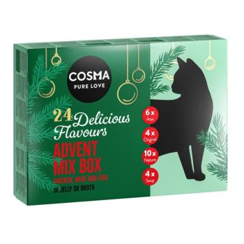 1.710g Cosma nedves macskatáp 24-es vegyes csomagban kép