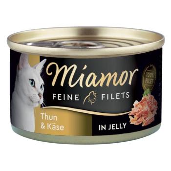 100g Miamor Feine Filets nedves macskatáp - Tonhal & sajt aszpikban kép