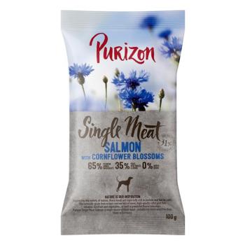100g Purizon Single Meat Adult lazac & spenót - gabonamentes száraz kutyatáp kép