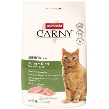10kg animonda Carny Senior csirke + marha száraz macskatáp kép