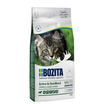 10kg Bozita gabonamentes Active & Sterilised bárány száraz macskatáp kép