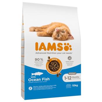 10kg IAMS Advanced Nutrition Kitten tengeri hal száraz macskatáp kép