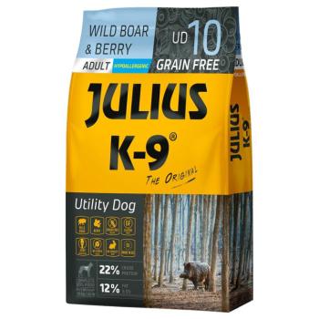 10kg JULIUS K-9 Adult vaddisznó & bogyós gyümölcsök, száraz kutyatáp kép