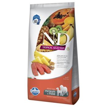 10kg N&D Tropical Selection Adult Medium/Maxi lazac száraz kutyatáp kép