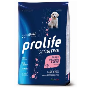 10kg Prolife Dog Puppy Sensitive Medium/ Large bárány & rizs száraz kutyatáp kép