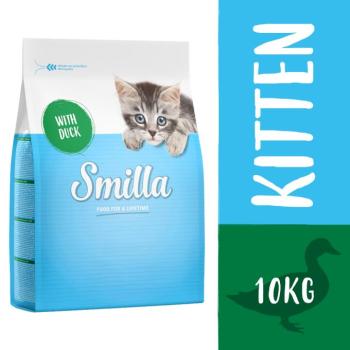10kg Smilla Kitten kacsa száraz macskatáp kölyköknek kép