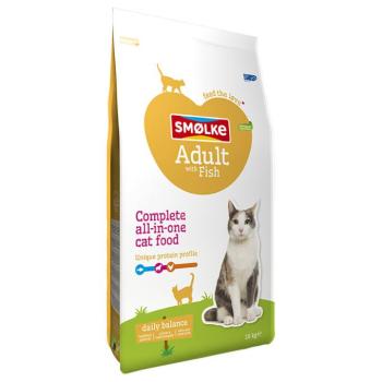 10kg Smølke Adult hal & rizs száraz macskatáp kép