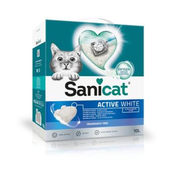 10l Sanicat Active White csomósodó macskaalom kép