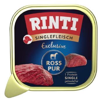 10x150g RINTI Singlefleisch Exclusive nedves kutyatáp - Ló kép