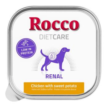 10x150g Rocco Diet Care Renal csirke & édesburgonya tálcás nedves kutyatáp kép