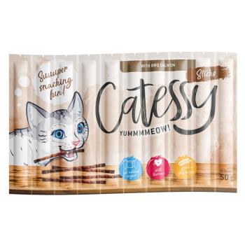 10x5 g Catessy rudak macskasnack- Bar-B-Q lazac kép