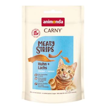 10x50g animonda Carny Carny Adult Meat Yummies csirke + lazac macskasnack kép