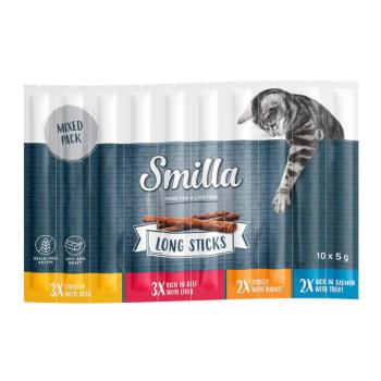 10x5g Smilla Long Sticks macskasnack vegyesen 4 ízzel kép