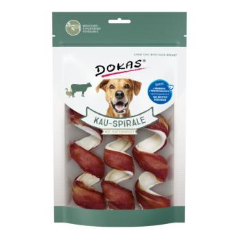 110g (3db) Dokas rágóspirál kacsamellel kutyasnack kép