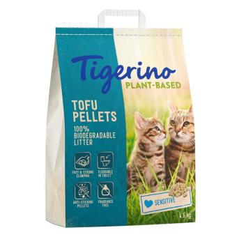 11l (4,6kg) Tigerino Plant-Based tofu macskaalom - Sensitive, parfümmentes kép