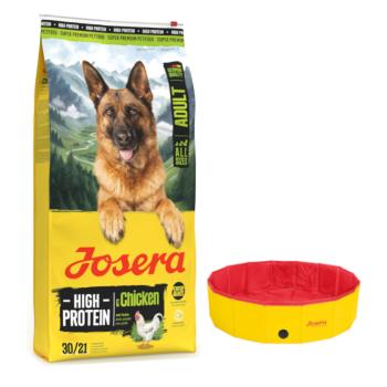 12,5kg Josera High Protein Adult Chicken száraz kutyatáp+Ø 120 x H 30 cm Josera Pet kutyamedence ingyen kép