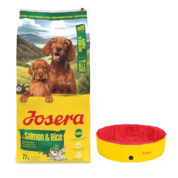 12,5kg Josera Mother & Puppy Salmon & Rice száraz kutyatáp+Ø 120 x H 30 cm Josera Pet kutyamedence ingyen kép