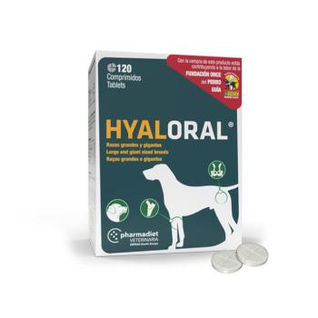 120db Hyaloral étrend-kiegészítő eledel nagy & nagyon nagy testű kutyáknak (>20 kg) kép