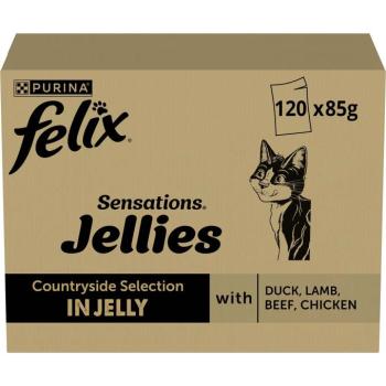 120x85g Felix Sensations húsválogatás nedves macskatáp