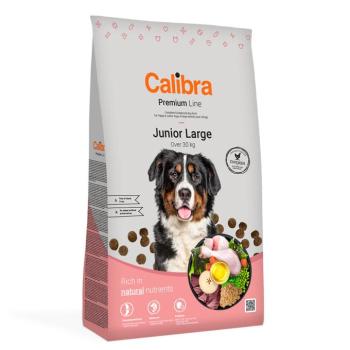 12kg Calibra Dog Premium Line Junior Large Breed csirke száraz kutyatáp kép