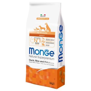 12kg Monge Natural Superpremium All Breeds Adult kacsa, rizs & burgonya száraz kutyatáp kép