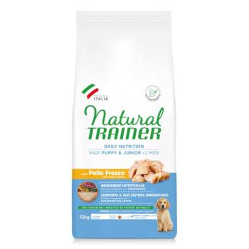 12kg Natural Trainer Puppy & Junior Maxi csirke száraz kutyatáp kép